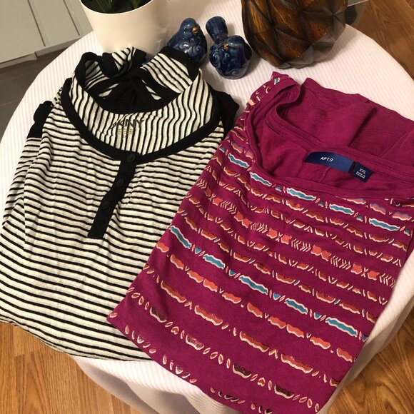 Tank Tops - Bundle of 2 - DKNY size 2X and Apt 9 size XXL - Picture 1 of 8